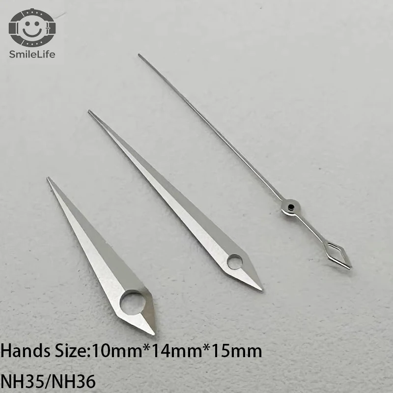 Фото Стрелки для часов SmileLife NH35 Dauphine Aiguille Presage в стиле Cocktail, 10*14*15 мм, подходят для механизма NH35, аксессуары для часов №1