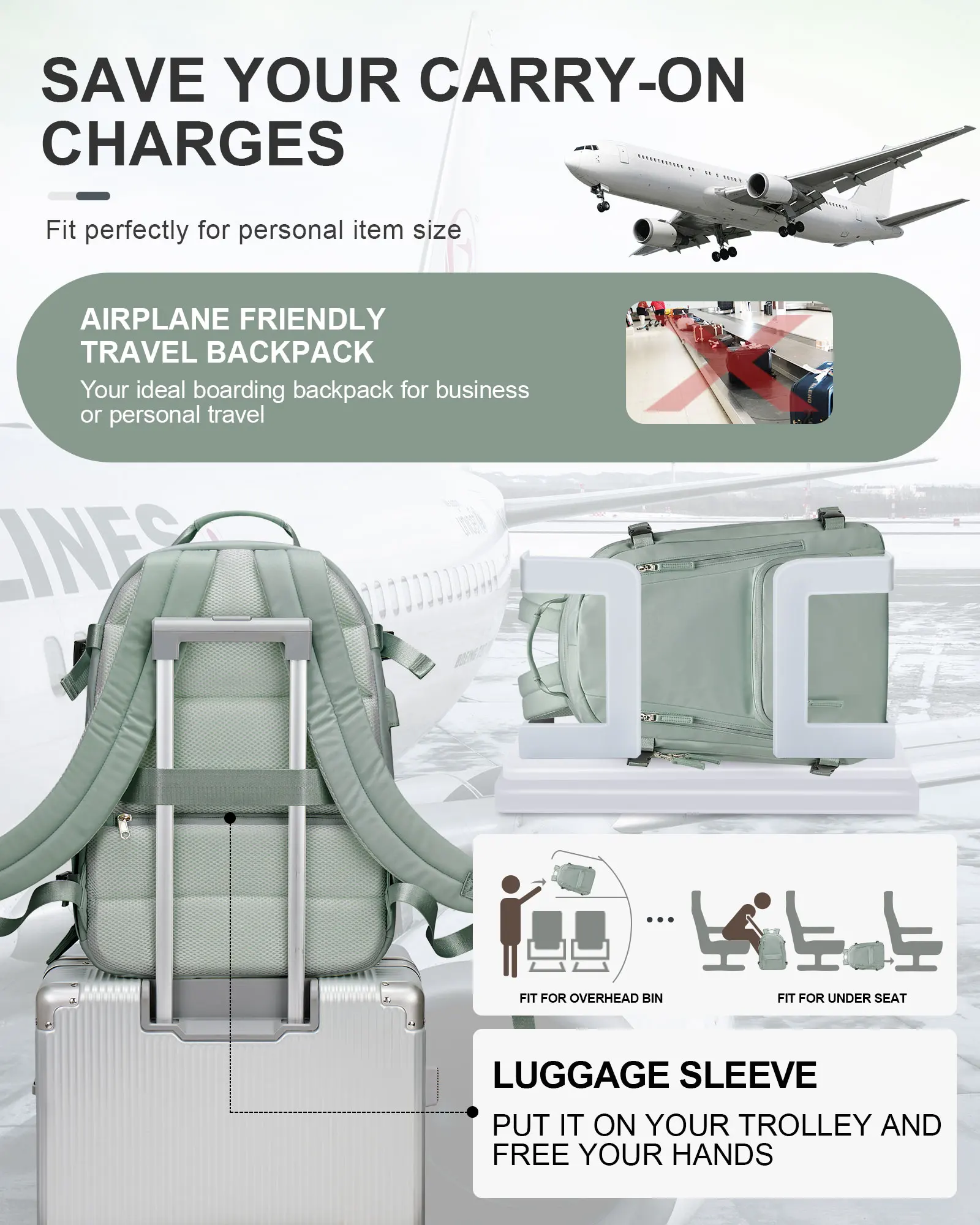 Водонепроницаемый Деловой Рюкзак Для Ноутбука 46x32x15 См Легкий Дорожный