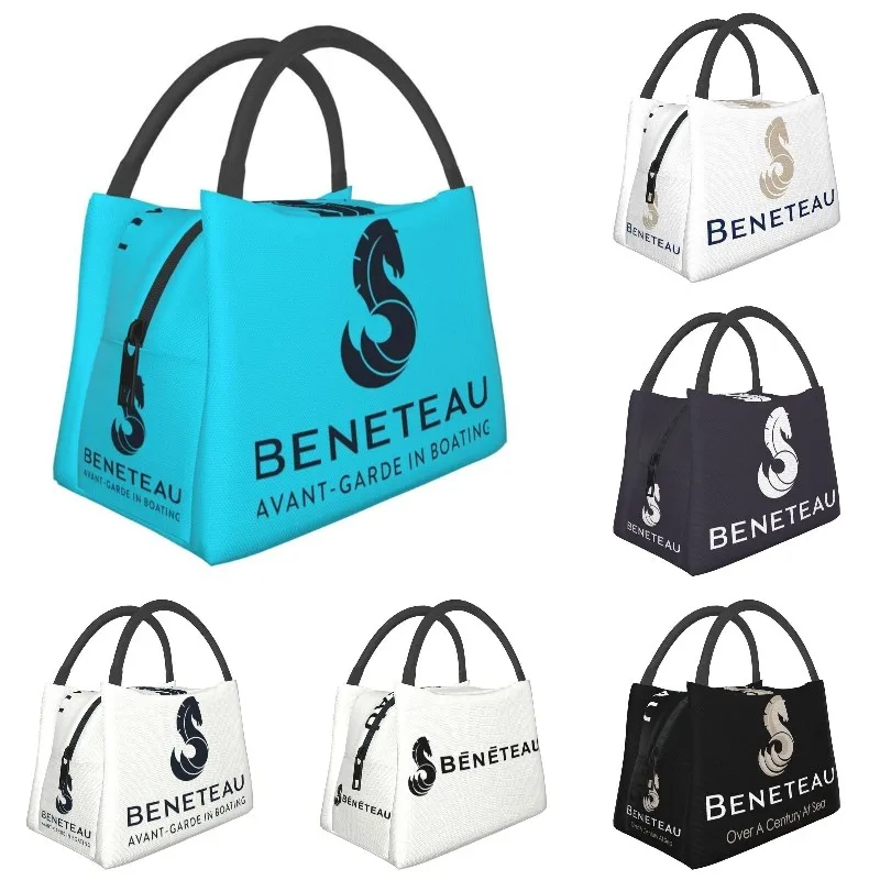 

Beneau Yachts Logo, классические термоизолированные ланч-пакеты для рыбалки и лодки, Женский многоразовый ланч-контейнер, контейнер для хранения ед...
