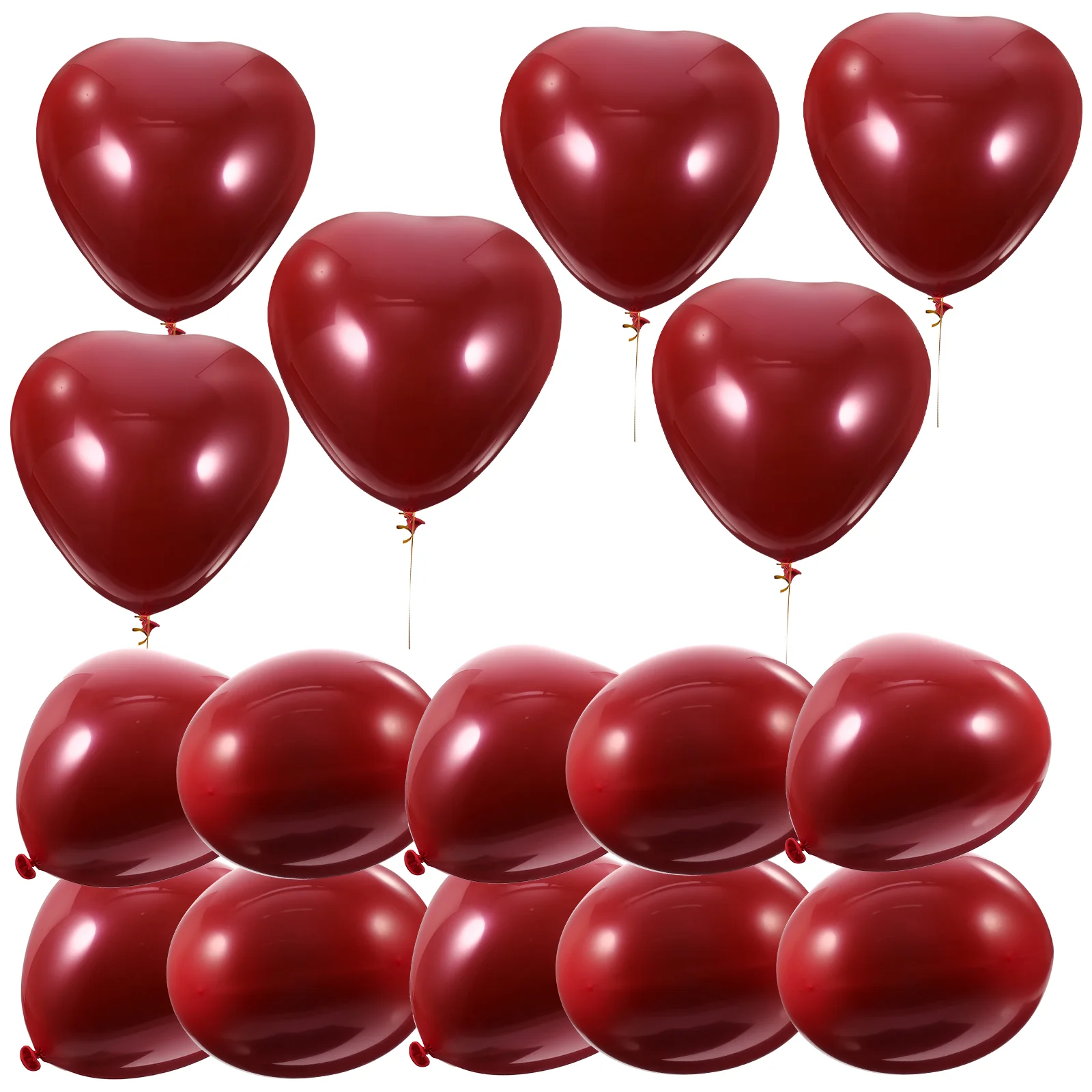 

Balloon Heart Party Wedding Balloons Latex Red Valentine Shower Bridal Decorative Proposal Ornamentshaped Love Day Supplies