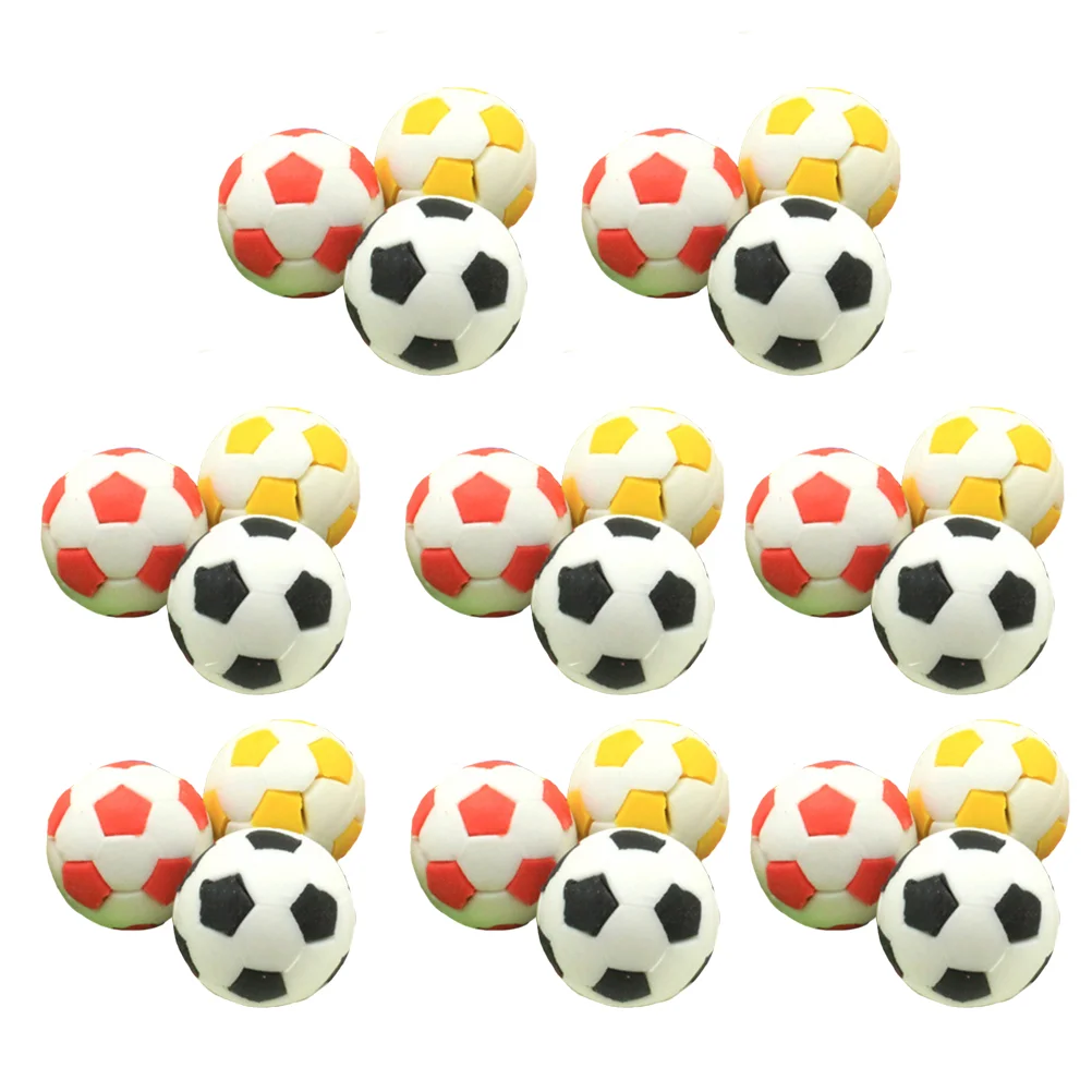 

Soccer eraser Erasers Miniatures Football Ornaments Erasers 24Pcs Rubber Erasers for Boys Girl Birthday Party rubber eraser