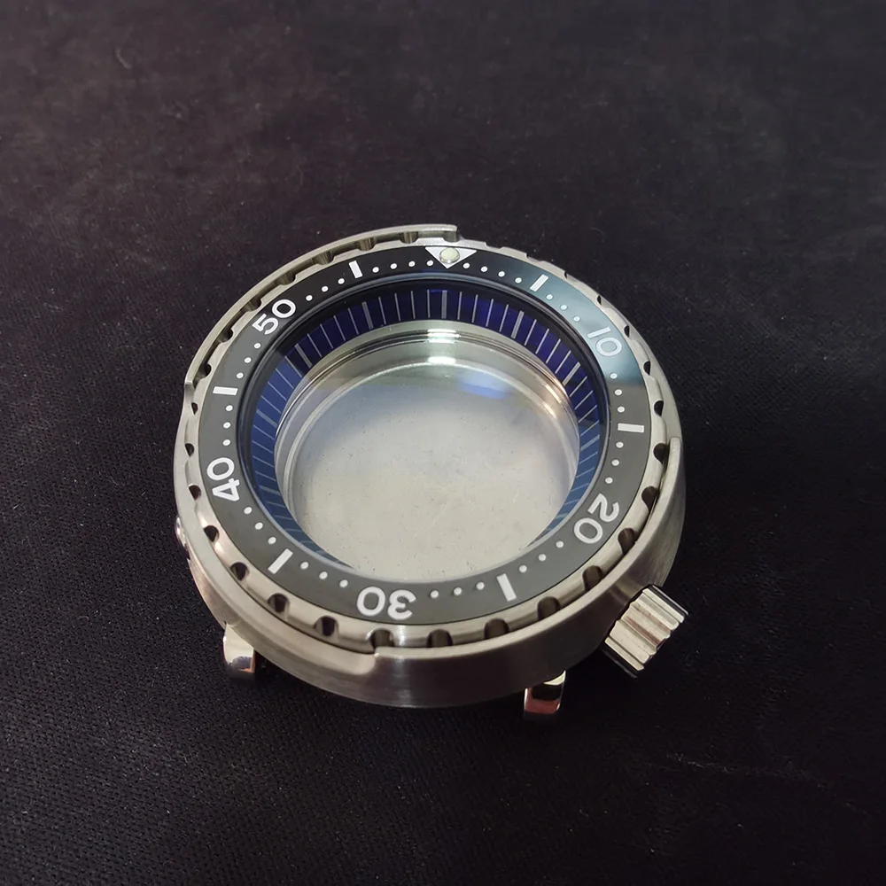 

316L Stainless Steel 20 Bar Waterproof Tuna Can Watch Case For SEIKO SBBN031 NH35 NH36 Movement Diving Watch