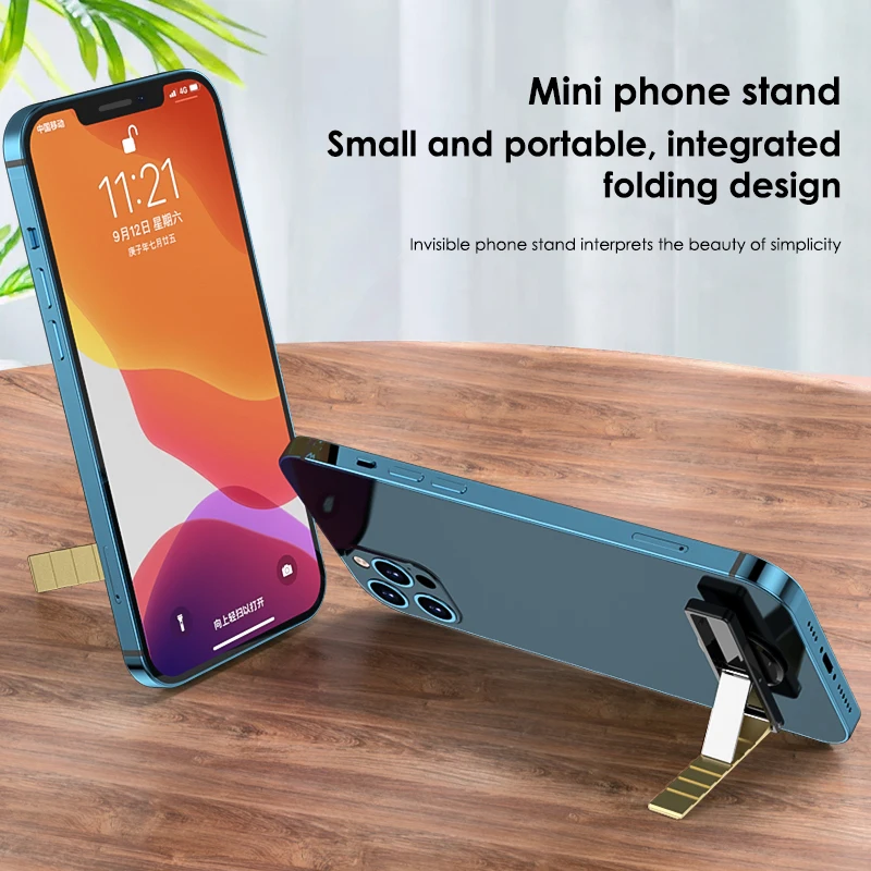 

Mini Cell Phone Holder Portable Portable Holder Foldable Rotatable Phone Cradle Phone Holder Aluminum Smartphone Mount Universal