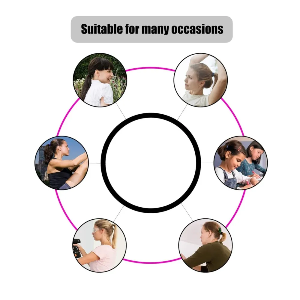 Резинки для волос женские эластичные Завязки однотонные аксессуары хвоста 10/30/50