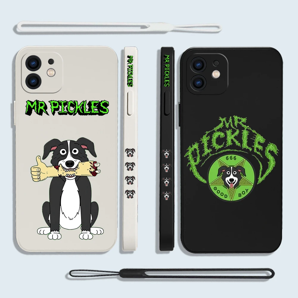 

Funny Mr. Pickles Phone Case For Samsung Galaxy S23 S22 S21 S20 Ultra Plus FE S10 4G S9 S10E Note 20 10 Plus With Lanyard Cover