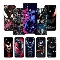 marvel venom and spiderman phone case cover for oppo a53s f19 a53 a74 a93 a54 a16s a15s a31 matte armor shockproof trend