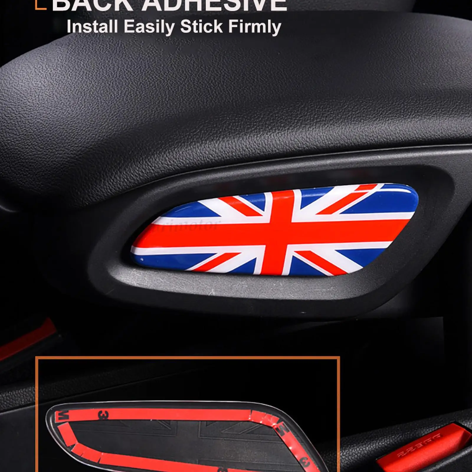 2 шт. для Mini Cooper F60 Countryman наклейка на подлокотник автомобильных аксессуаров