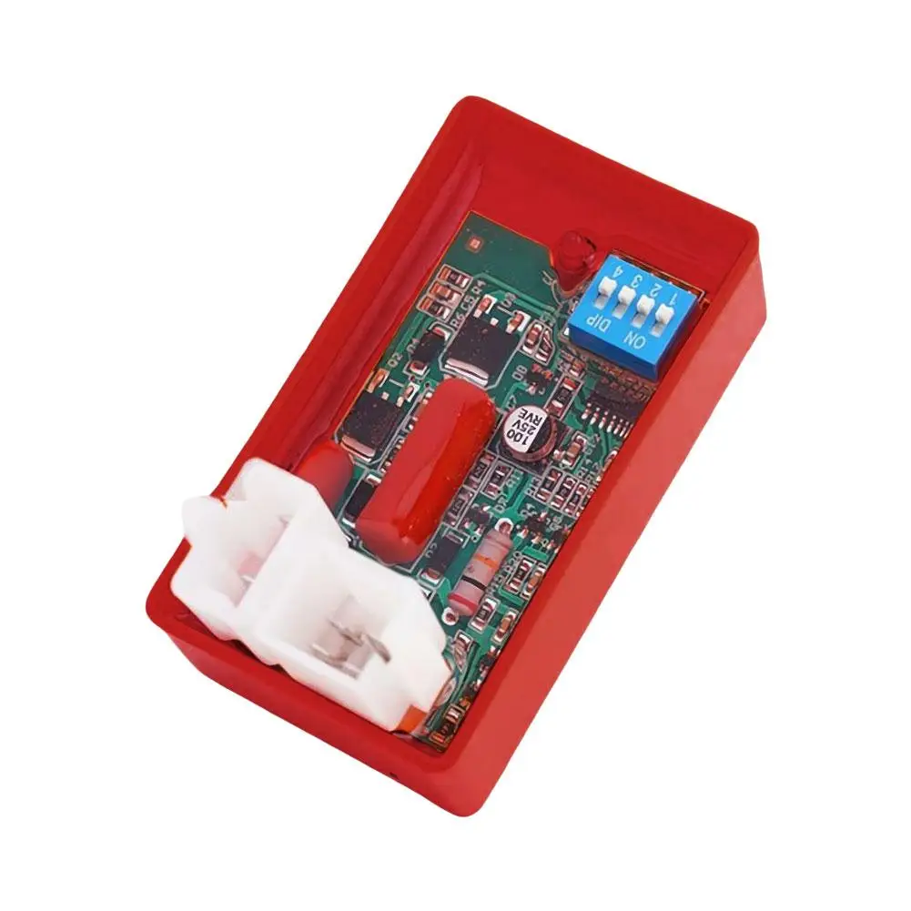 6-контактный AC CDI гоночный мотоцикл зажигания с DIP-переключателем программируемый