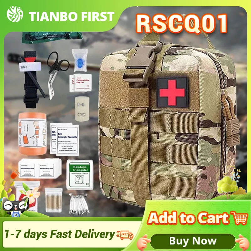 

TIANBO FIRST Survival First Aid Kit For Camping Emergency