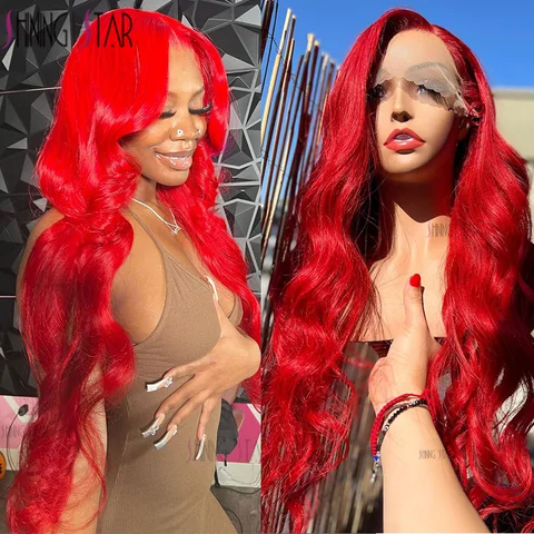 Цветные бордовые 13X6 HD кружевные передние al парики красные волнистые 13X 4 кружевные передние парики человеческие волосы 30 34 дюйма кружевные передние парики вьющиеся волосы