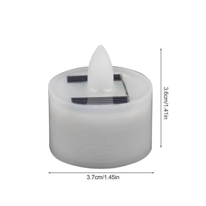 Солнечные чайные свечи светодиодные беспламенные уличные водонепроницаемые