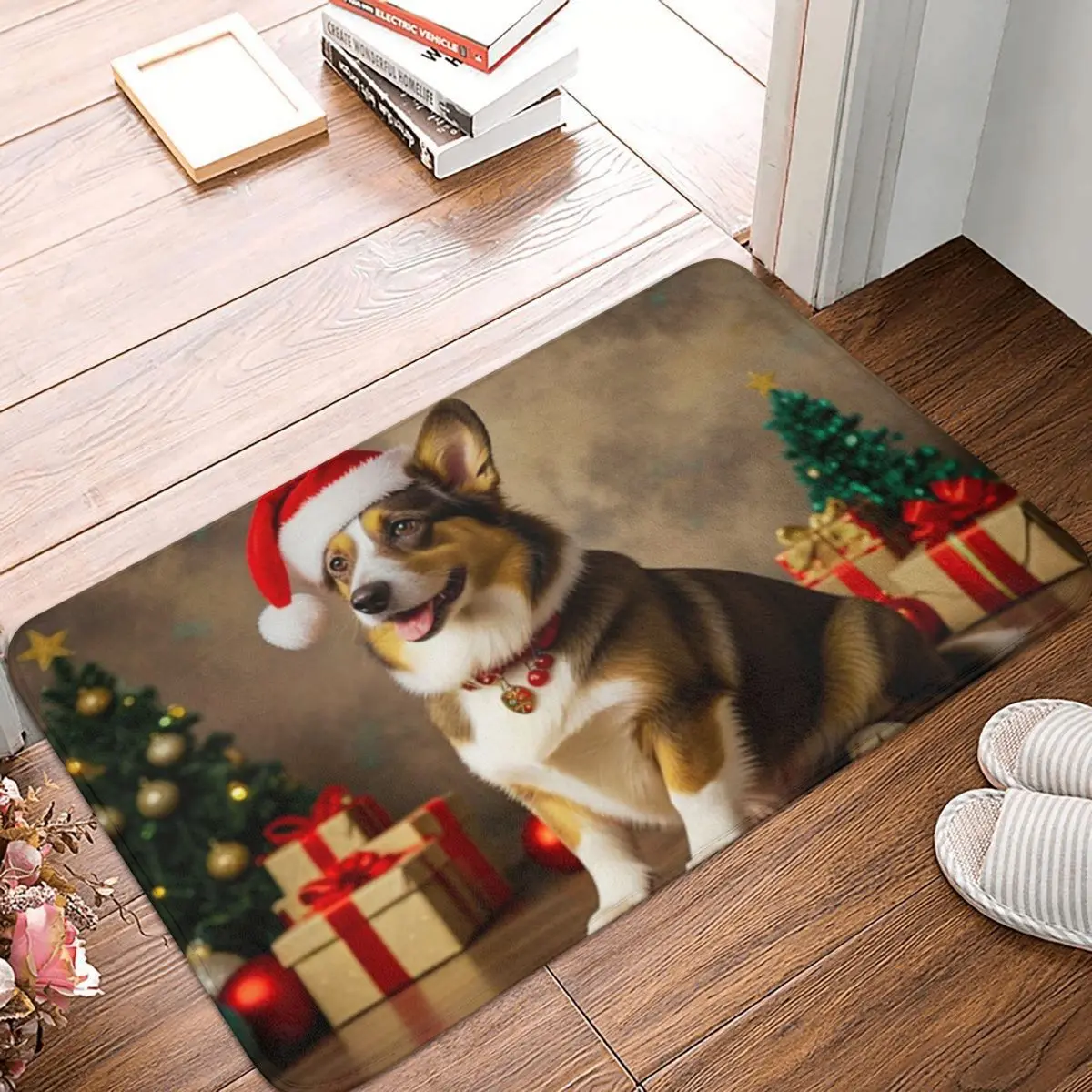 Из изображением собаки породы Вельш-корги-кардиган Dog Рождественский Придверный