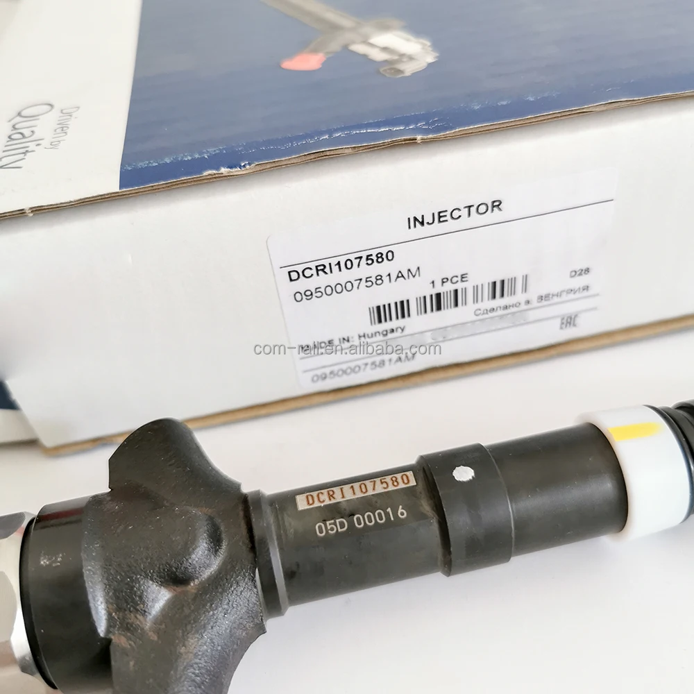 Подлинная новая дизельная топливная форсунка Common Rail модель двигателя Ranger 095000 -7581
