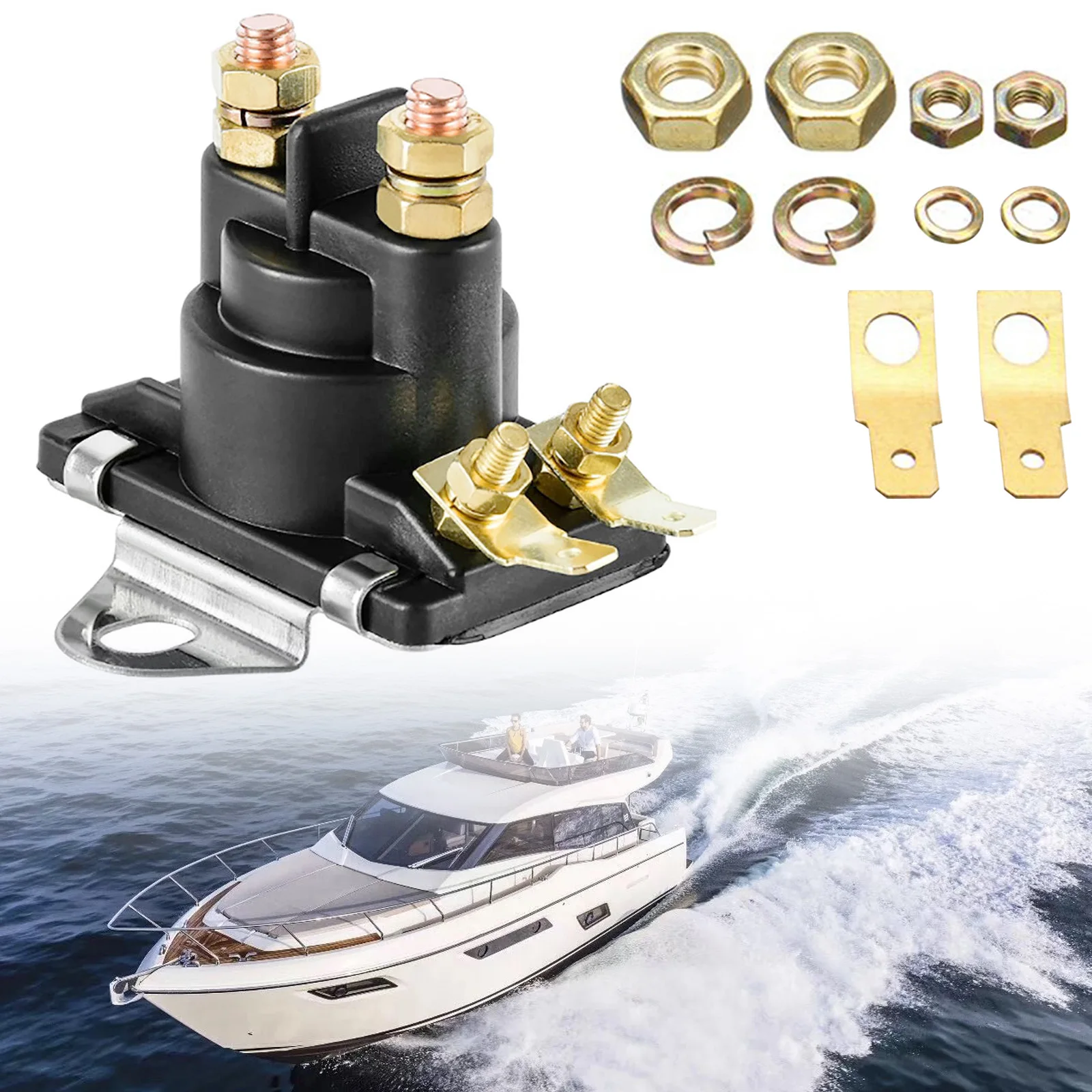 

AHL запчасти для мотоцикла GE, стартер, соленоидное реле, переключатель ключа зажигания, Стартовое реле, соленоид для Mercury Mercruiser 89-96158T