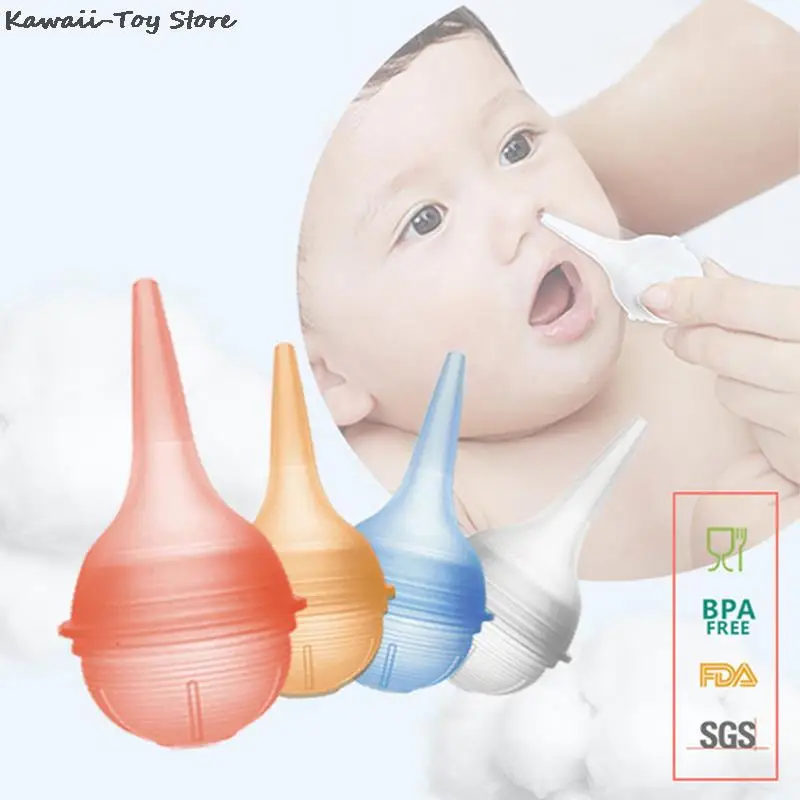 

Silicone Newborn Baby Children Nose Aspirator Toddler Nose Cleaner Infant Snot Vacuum Sucker Soft Tip Cleaner Care