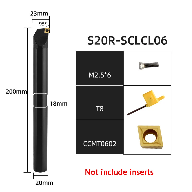 Фото SCLCL SCLCL06 SCLCL09 SCLCL12 S06K S07K S08K S10K S12M S14N S16Q S18Q S20R S25S S32T CCMT060204 CCMT09T304 CCMT120404 №4