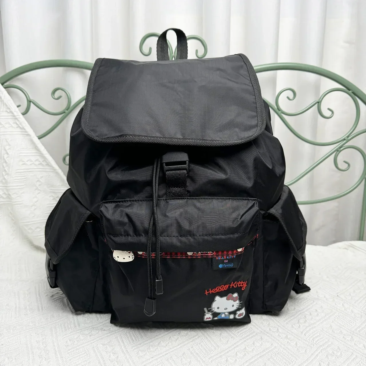 Рюкзак Lesportsacs Hello Kitty 7839 школьный рюкзак с рисунком Снупи дорожная сумка для