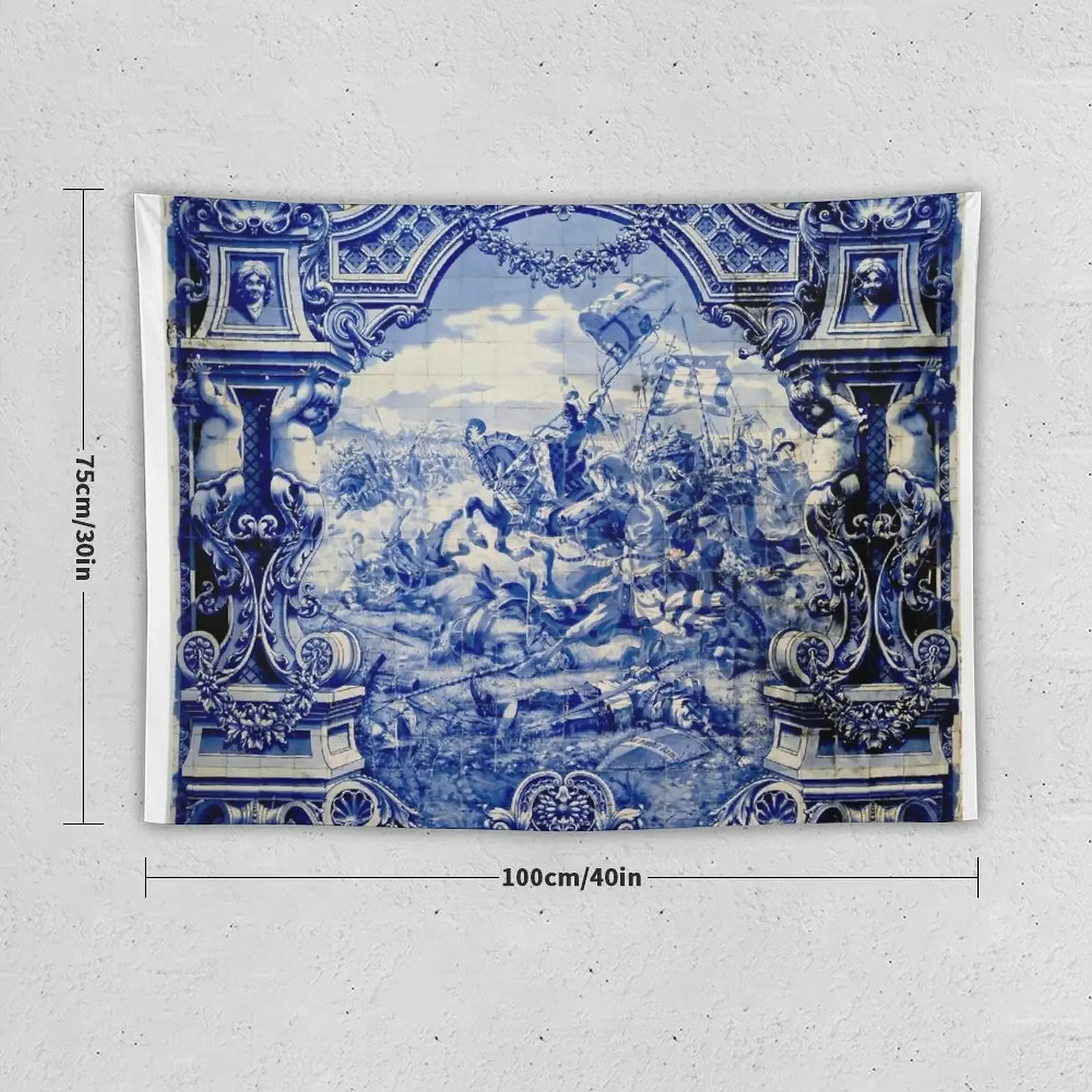 Настенная плитка-HD-A alla dos чих (Lover s place) -Порто-станция (Португалия) гобелен