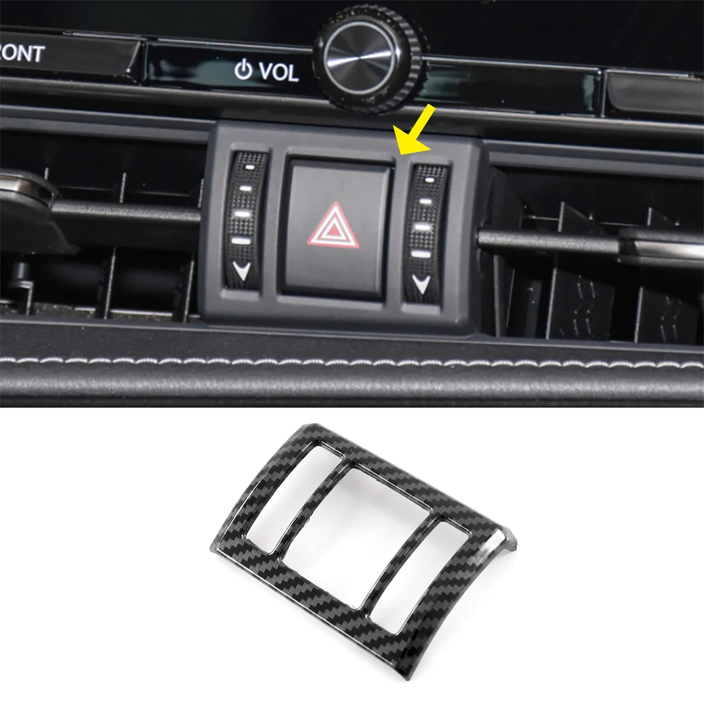 

HAZARD WARNING LIGHT BUTTON TRIM BEZEL COVER FOR NX 250 350 450 2021 2022 ACCESSORIES