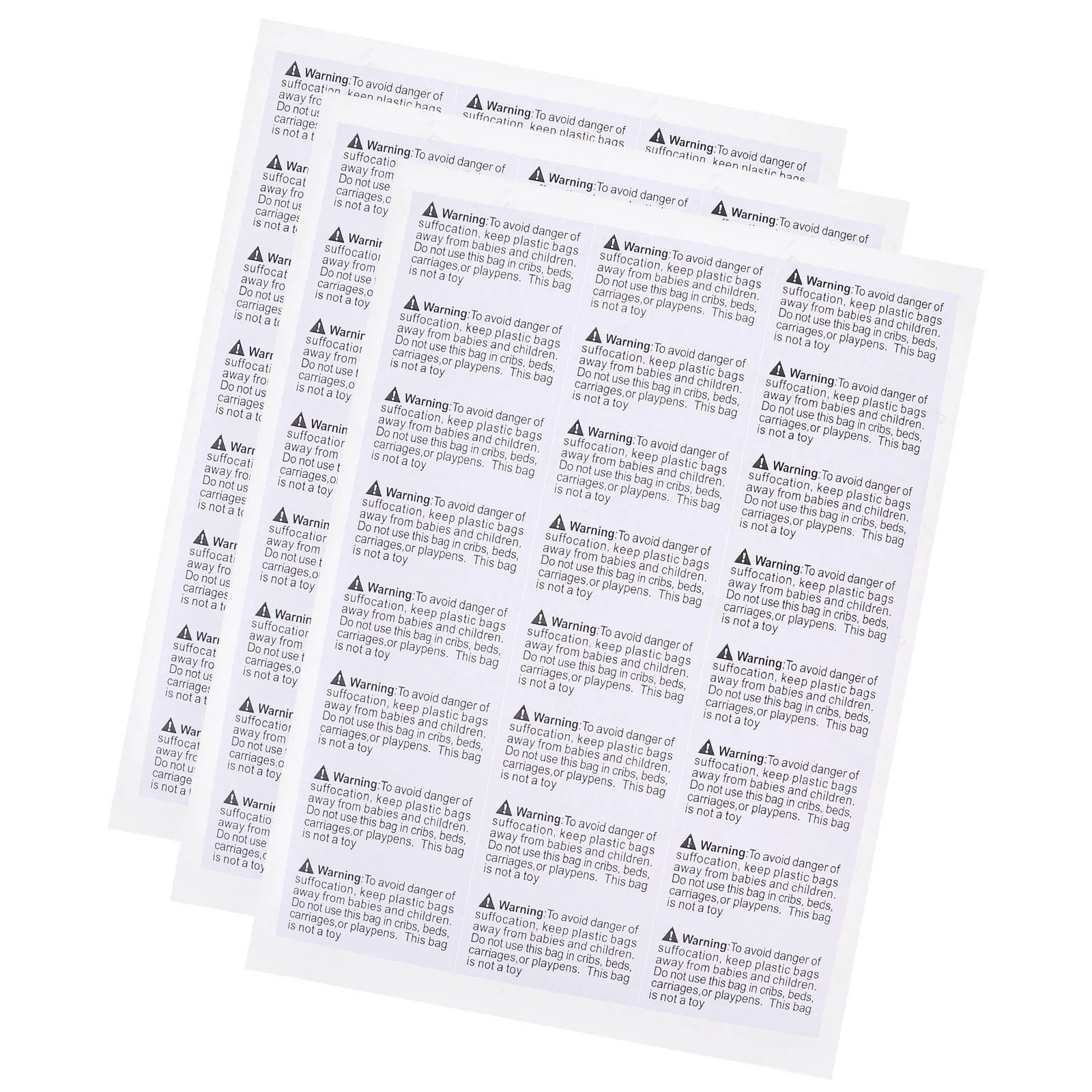 

Warning Suffocation Stickers Sticker Label Hazard Labels Chokingshipping Chocking Sign Keepadhesive Selfpacking Children
