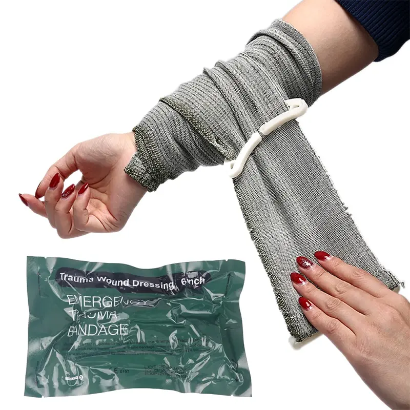 

1PC New 6inch Israeli Bandage Wound Dressing Emergency Compression For Battle Dressing First Aid Trauma Military New