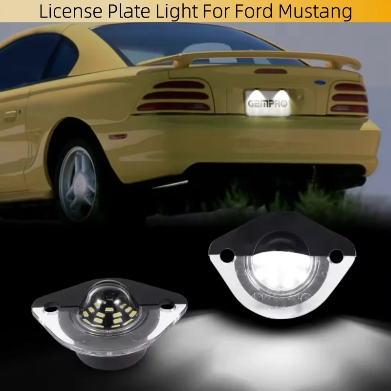 2 шт. светодиодный фонарь номерного знака без ошибок задний для Ford Mustang 1994 1995 1996 1997