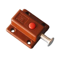 furniture hardware plastic button latch automatically next spring