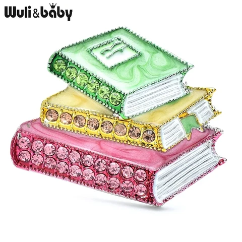 Wuli&baby эмалированные броши в виде книг