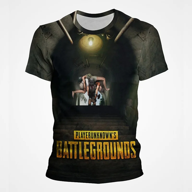 

Футболка Pubg Graphic для мужчин и женщин, модная рубашка с 3D принтом курицы, с коротким рукавом, топы для PlayerUnknown's Battlegrounds