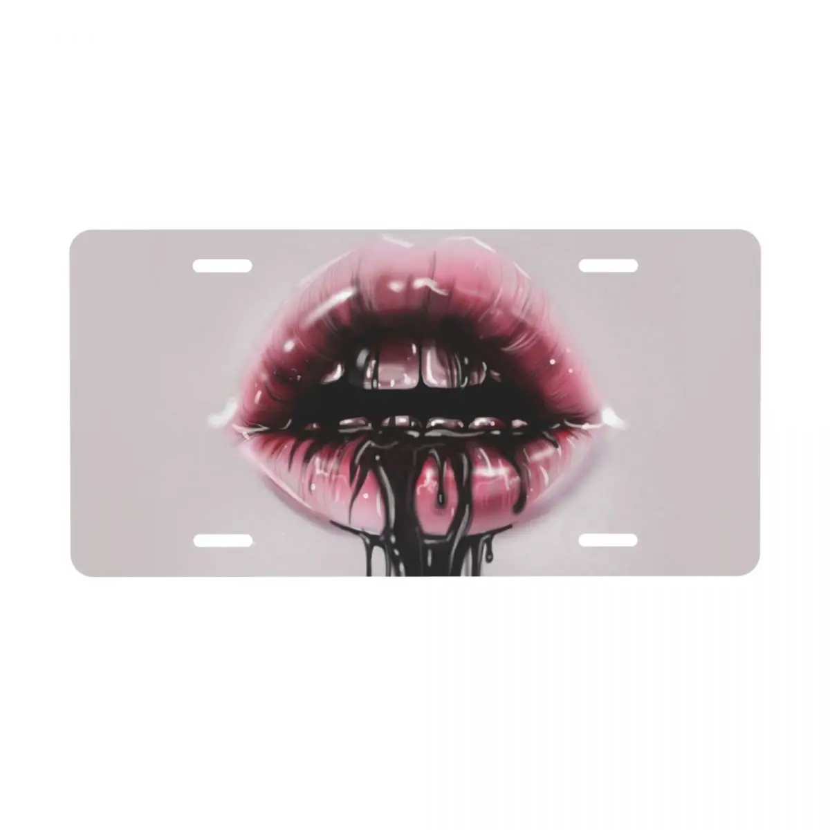 

Red Lips Car License Plate Signs for Garage Bar Pub Club Man Cave Wall Decoration Racing Sports Car Signs