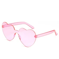 2022 vintage heart sunglasses women brand designer candy color gradient sun glasses outdoor goggles party oculos de sol