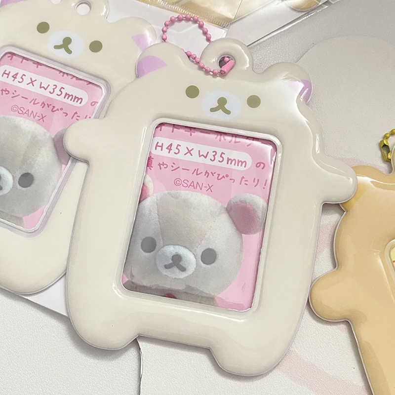 3-дюймовые милые рукава для папок Kpop держатель фотокарт брелки аниме