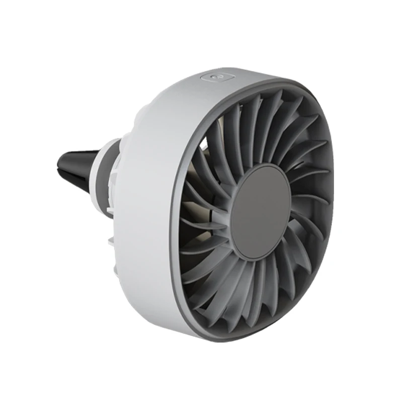 

2025 НОВЫЙ автомобильный небольшой вентилятор USB Маленький электрический вентилятор для автомобильного воздуховыпускного отверстия Gale Прохладный красочный световой вентилятор Автомобильные принадлежности