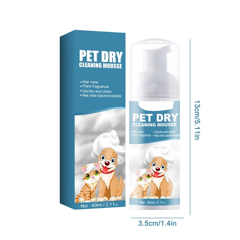

Waterless Dog Shampoo Foam No Rinse Natural Great for Parks Hikes Road Trips