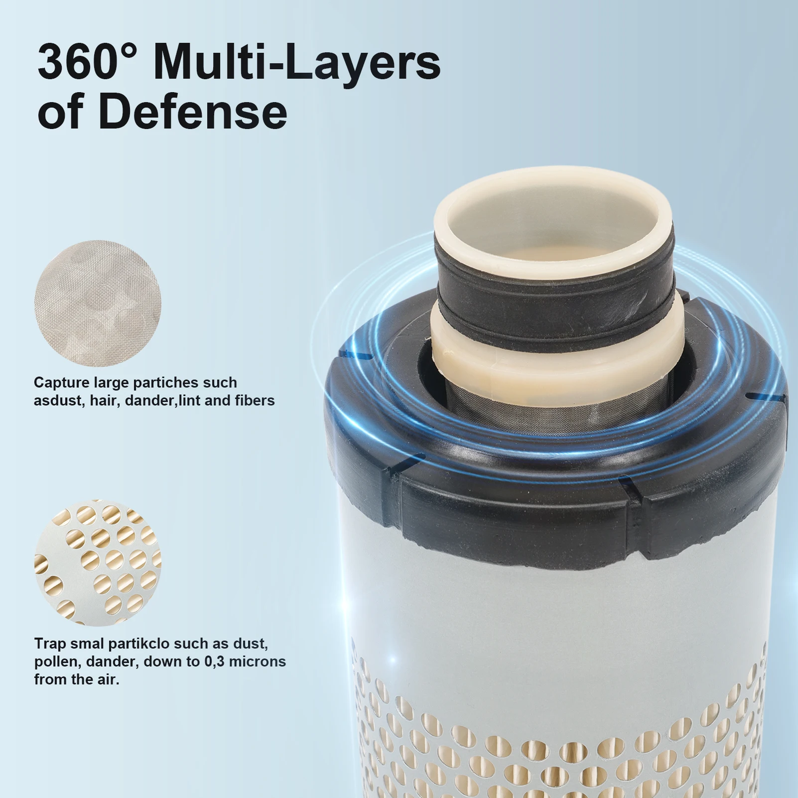 Воздушный фильтр 6259119M91 подходит для M-assey Ferguson GC1725M GC1723E GC1720 GC1715 GC1710 GC1705