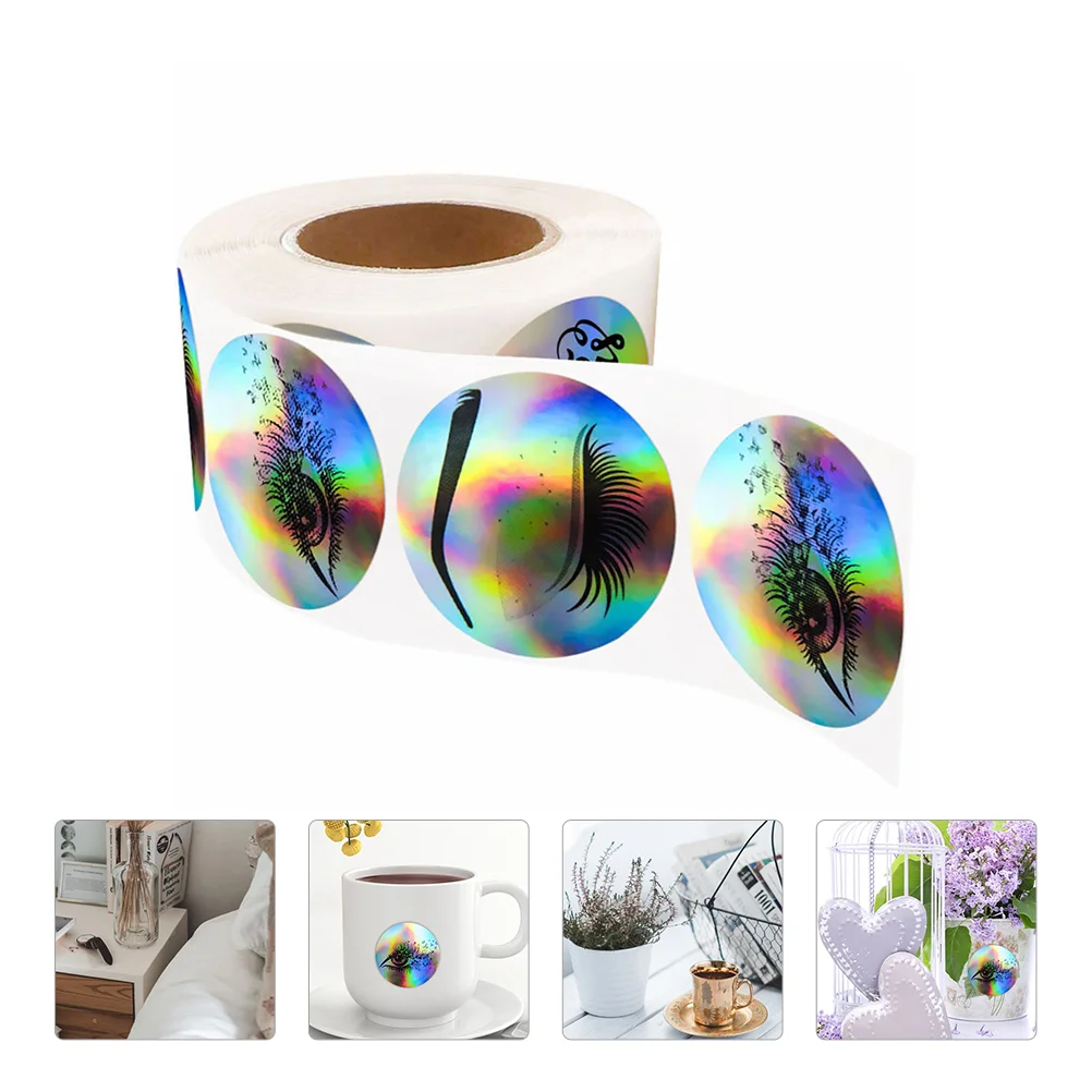 Купи Label Sticker Stickers Gift Sealing Decorative Round Seal Envelope Eyelash Labels Adhesive Wrapping Shiny Purchase Business You за 439 рублей в магазине AliExpress