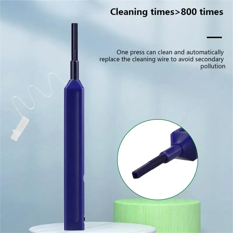 

Detector Fiber Cleaner Tool Cleaner Pen Fiber Optic Cleaning Pen Lc Cleaning Pen Box One-click Cleaning 1pc 1.25mm Fiber Cleaner
