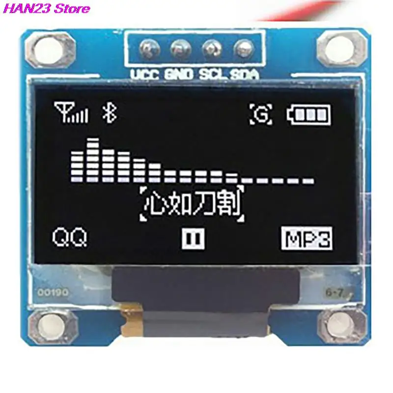 

1 шт. Raspberry Pi 4B 3B Arduino STM32 0,96 дюймов OLED SSD1306 I2C IIC SPI серийный 128X6 4 ЖК 4-контактный дисплей шрифта