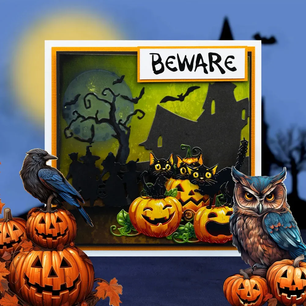 Штампованные силуэты Spooky металлические штампы 2023 новые формы сделай сам