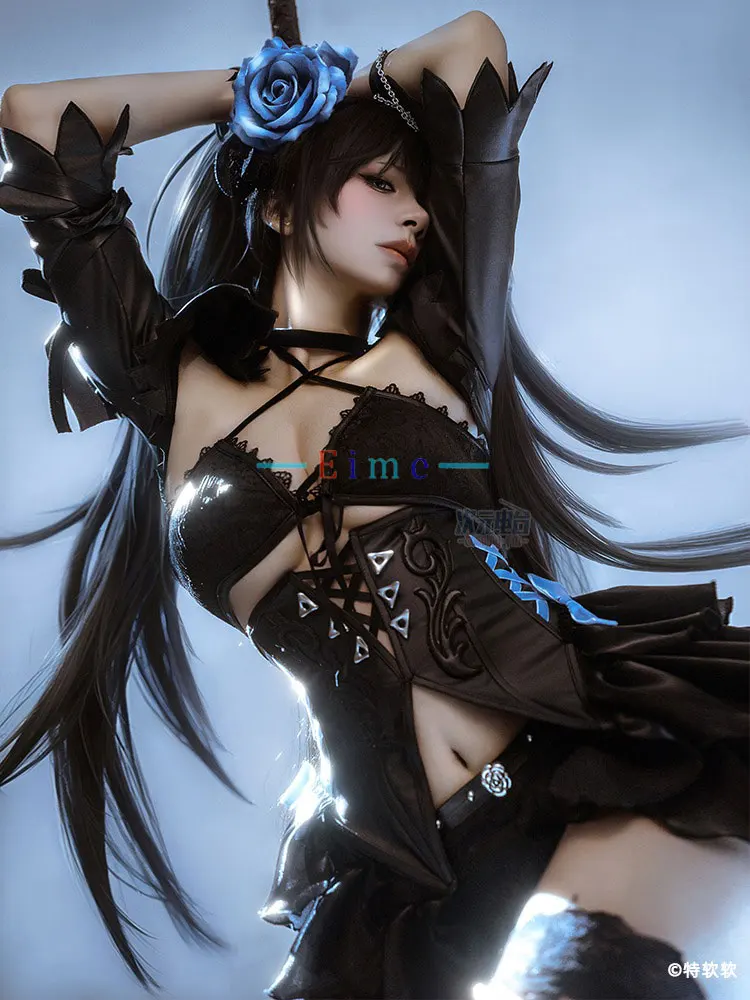 BRS Косплей Костюм BLACK ROCK SHOOTER Платье Женский Сексуальный Вечерний Хэллоуин