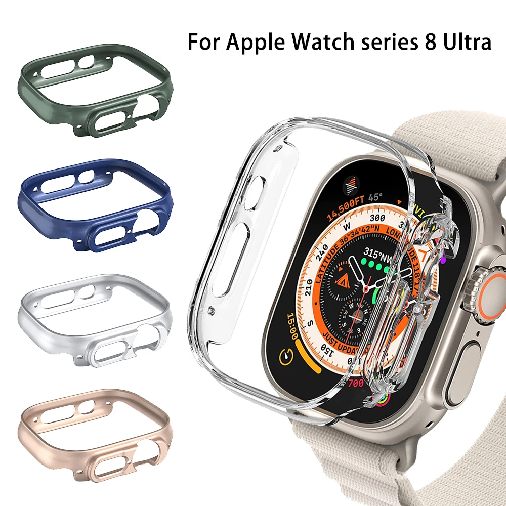 

Case For Apple Watch Ultra 49mm Hard PC Protective Cover Hollow Frame Bumper iwatch Series Ultra49mm Protective Case Accessories