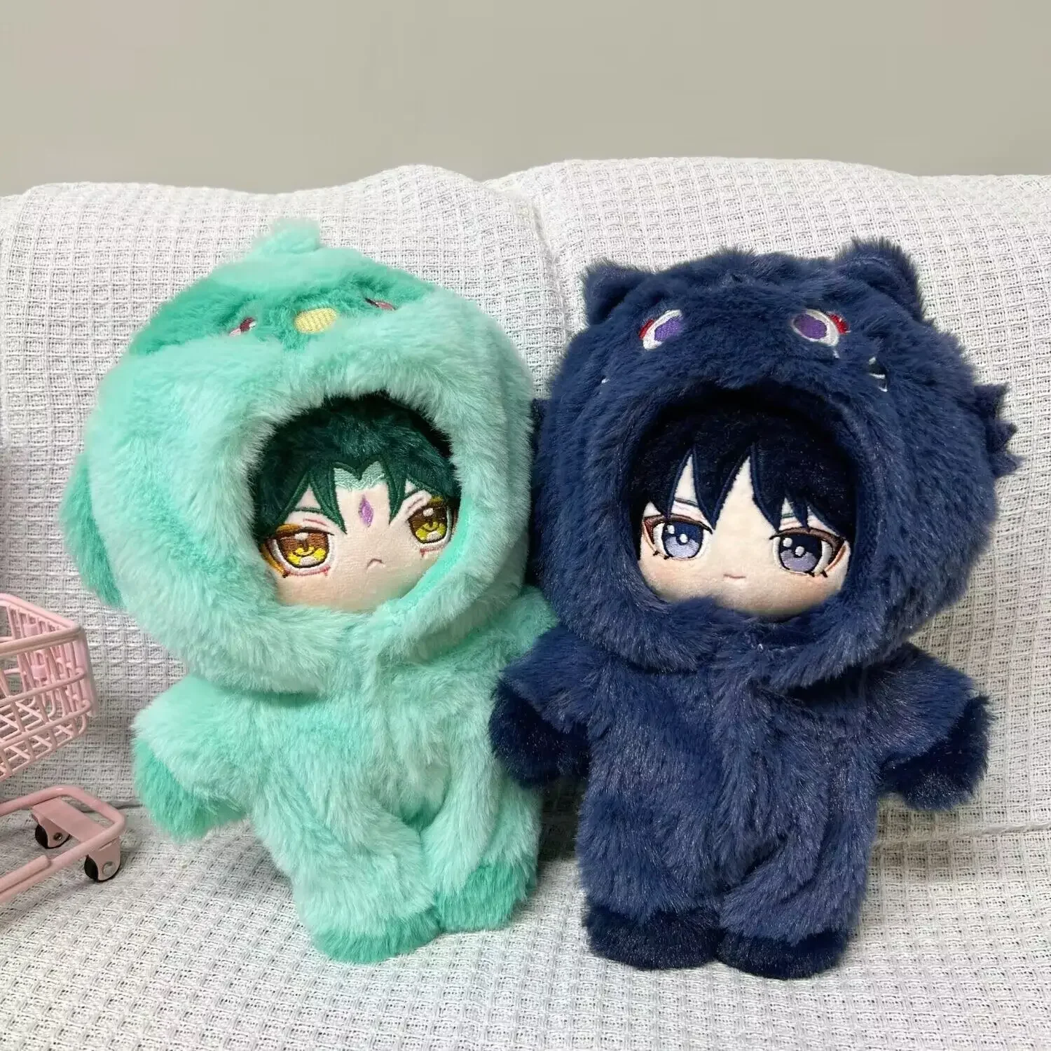 

20cm Game Genshin Impact Scaramouche Xiao For Cosplay Cute Plush Dollbody Dress Up Clothes Clothing
