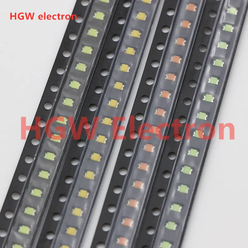 

1000pcs 0805 SMD LED Emitting Diode Kit Lamp Chip Light Beads Warm White Red Green Blue Yellow Orange UV Pink Micro 3V 2.0*1.2mm