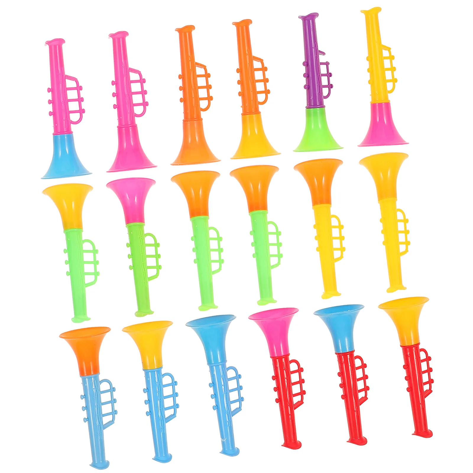 

18 Pcs Harmonica Safe Plastic Trumpet Kids Accessories Mini Toy Interesting Children Toys Household Musical Instrument School