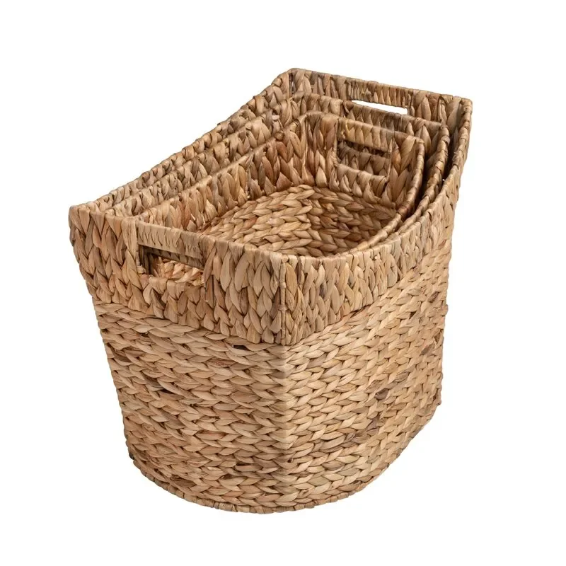 

ora Beautiful Collapsible Picnic Storage Organizer Flower Girls Basket Toy With Laundry Basket