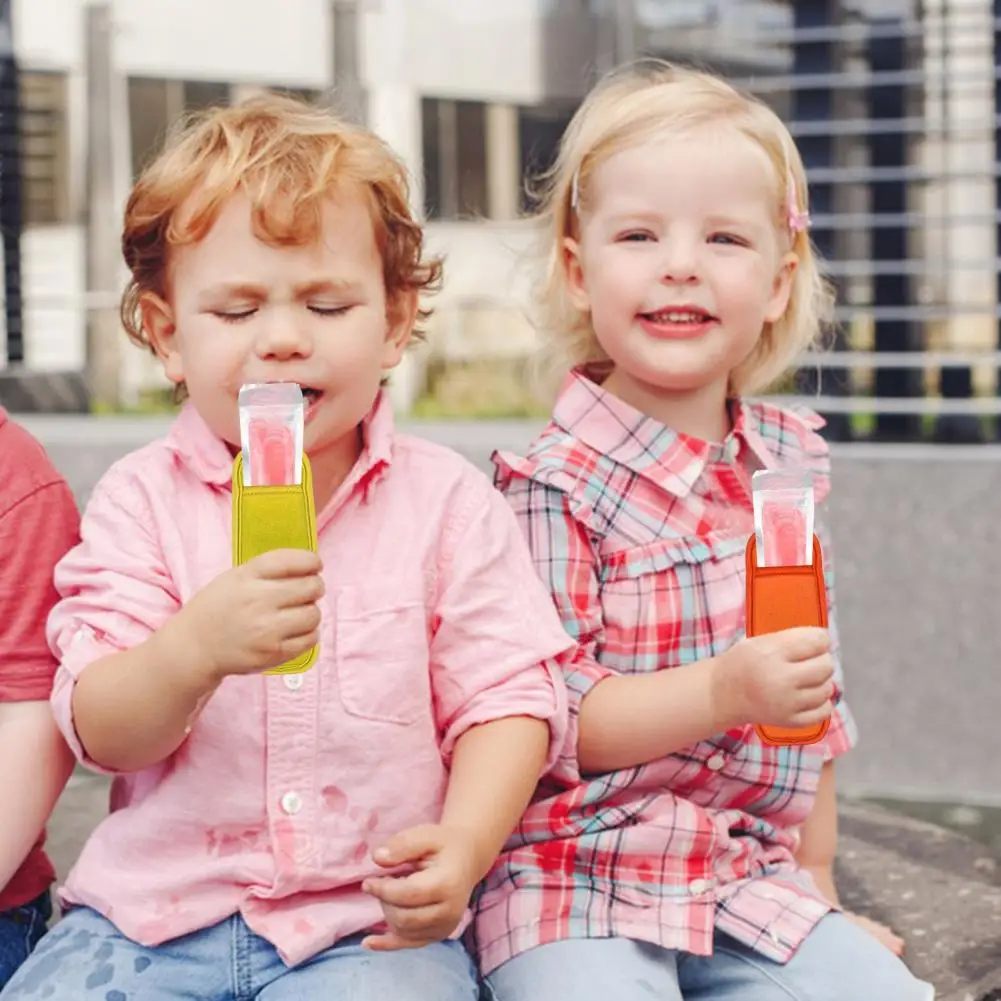 Вечерние чехол для мороженого моющийся силиконовый рукав набор детей