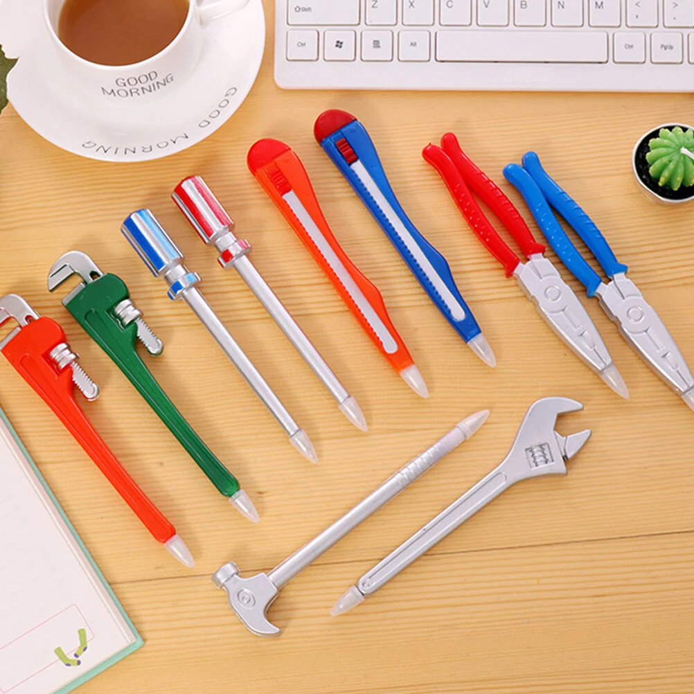 

8 Pcs Pen Ink Writing Supplies Cool Portable Ballpoint Tool Pens Plastic Student