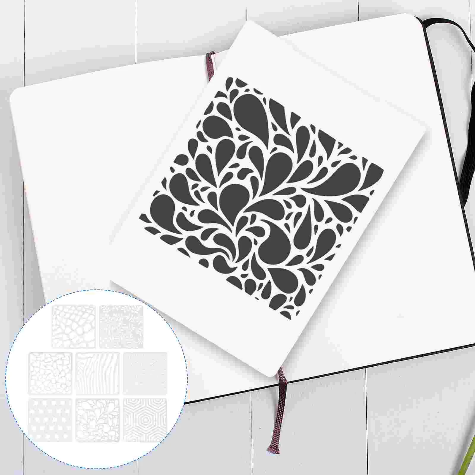 

1 Set Practical Various Reusable Exquisite Drawing Stencils Painting Stencils Cake Templates for DIY