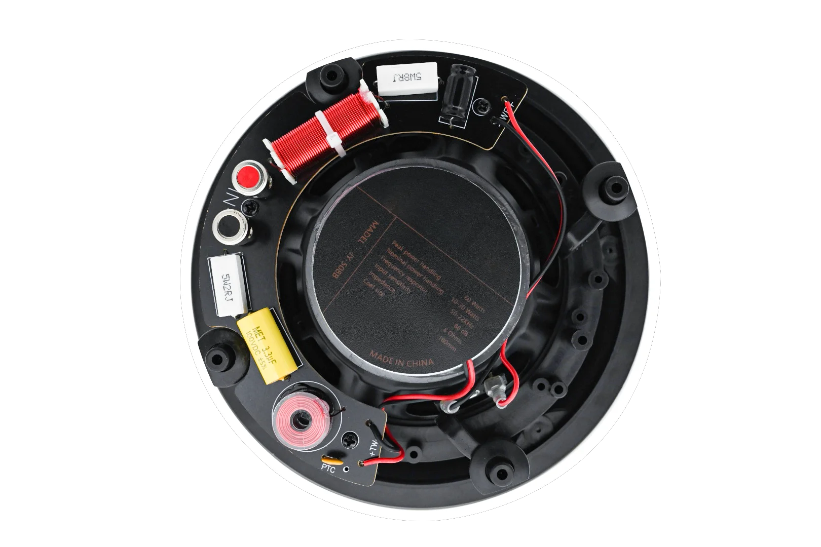 5 25-дюймовый 20 Вт Bluetooth потолочные колонки домашняя встраиваемая акустическая