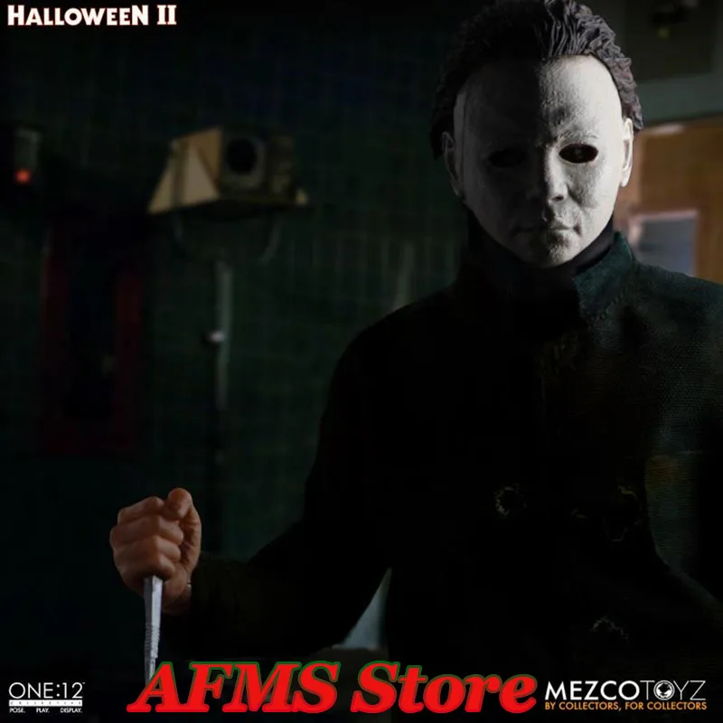 

Original Mezco 1/12 Men Soldier Masked Man Killer Michael Myers Full Set 6 Inches Action Figure Body Dolls Best Halloween Gifts